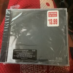 SEALDED 5:55 [Bonus Tracks] by CHARLOTTE GAINSBOURG (CD, Apr-2007, Because/Vice)